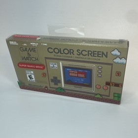 B6 Nintendo Game and Watch Super Mario Bros Color Screen *NEW and Sealed*