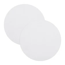 7.1" Round Lampshade Diffuser Anti-glare Lamp Cover White 2pcs