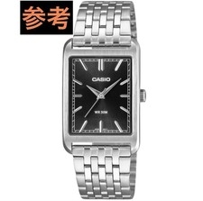 CASIO Quartz Watch Square Black MTP-B215D-1AVDF