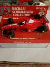 minichamps 1/43 M. Schumacher Col. Ferrari F310 B GP Magny Cours 1997 Winner