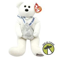 Ty Beanie Babies Hugsy the Bear Valentine's Hershey Kiss Plush