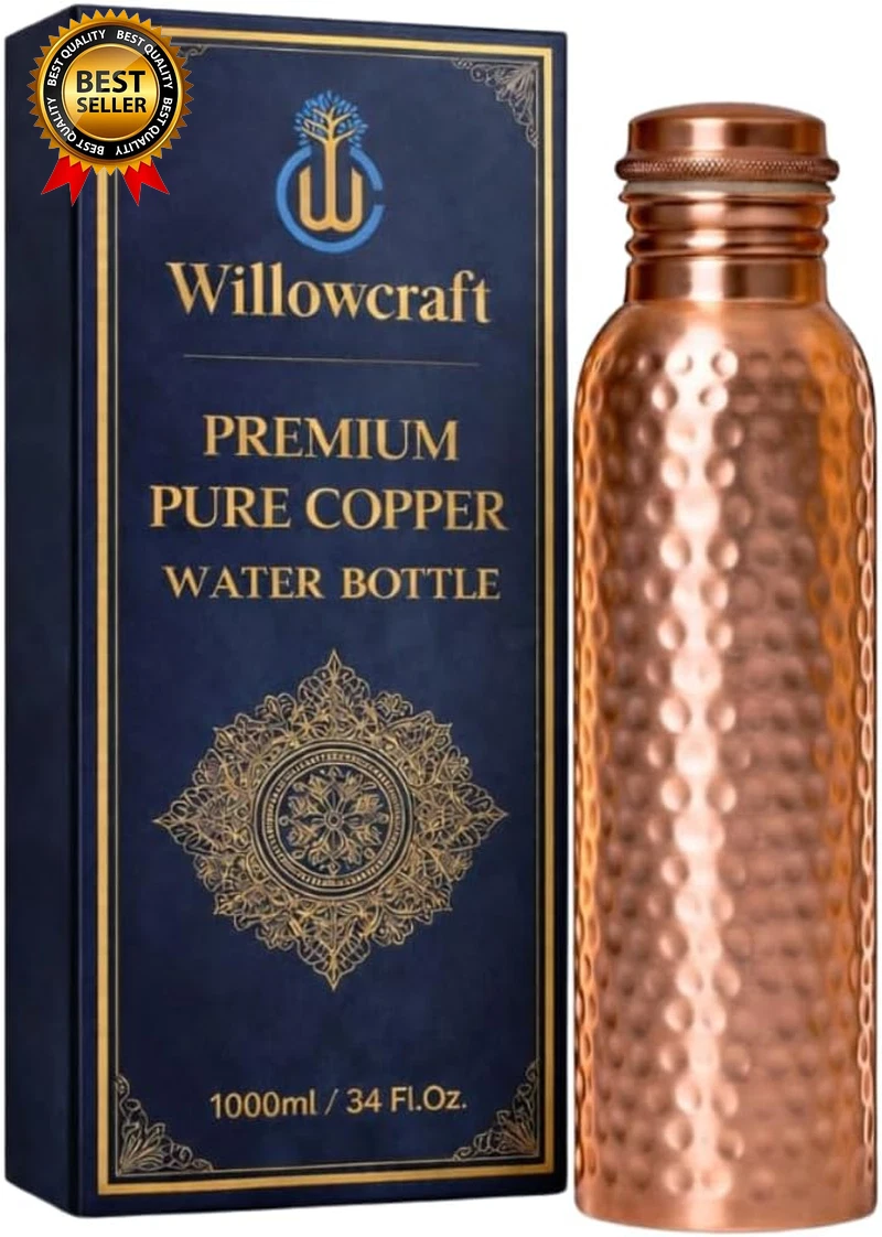Copper Water Bottle for sale | eBay