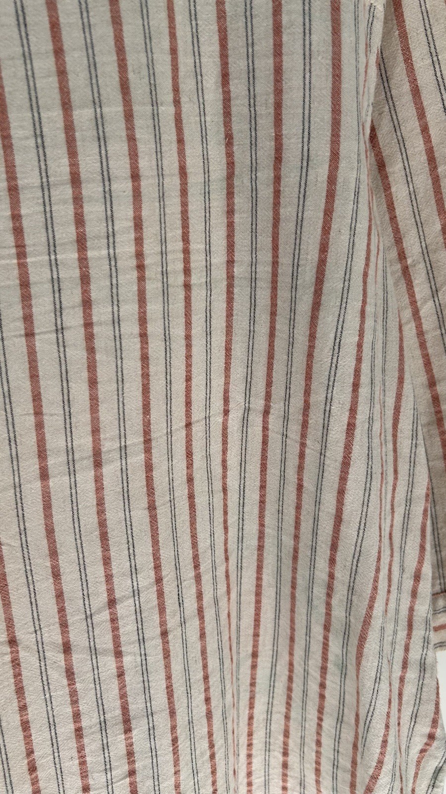 Ruby Rd. Blouse L Striped Button Front Cotton Lin… - image 7