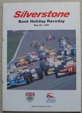SILVERSTONE 29 May 1995 BRDC BANK HOLIDAY RACEDAY A4 Official Programme
