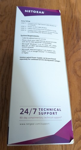 Netgear CM500V 16x4 DOCSIS 3.0 680Mbps Cable Modem Voice Phone - Comcast XFINITY - Picture 4 of 13