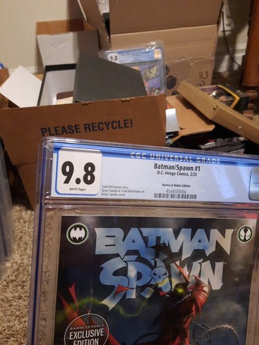 Batman Spawn 1 DC Image 2023 Cgc 9.8 Barnes & Noble Edition Variant McFarlane - Picture 6 of 8