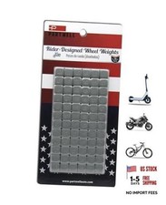 Motorcycle Wheel Weights, 0.18 oz 5 g , 72 Pcs/Box Stick On Vibration grey