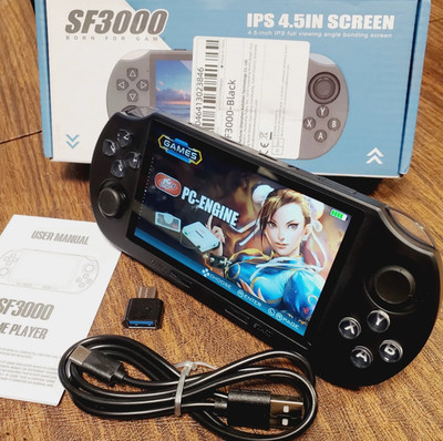 4.5 inch 64GB Retro Portable Handheld Game Console Player 20000+ Games Built In