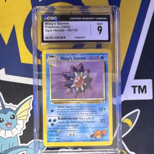 Misty's Starmie (Unlimited) graded CGC 9 for sale on eBay