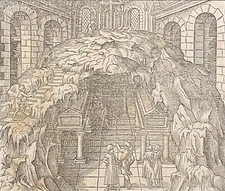 Israel Jerusalem Tomb of Godfrey of Bouillon Baudoin André Thevet 1575