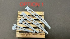 Ladder Traction Bars Scale model 3d printed