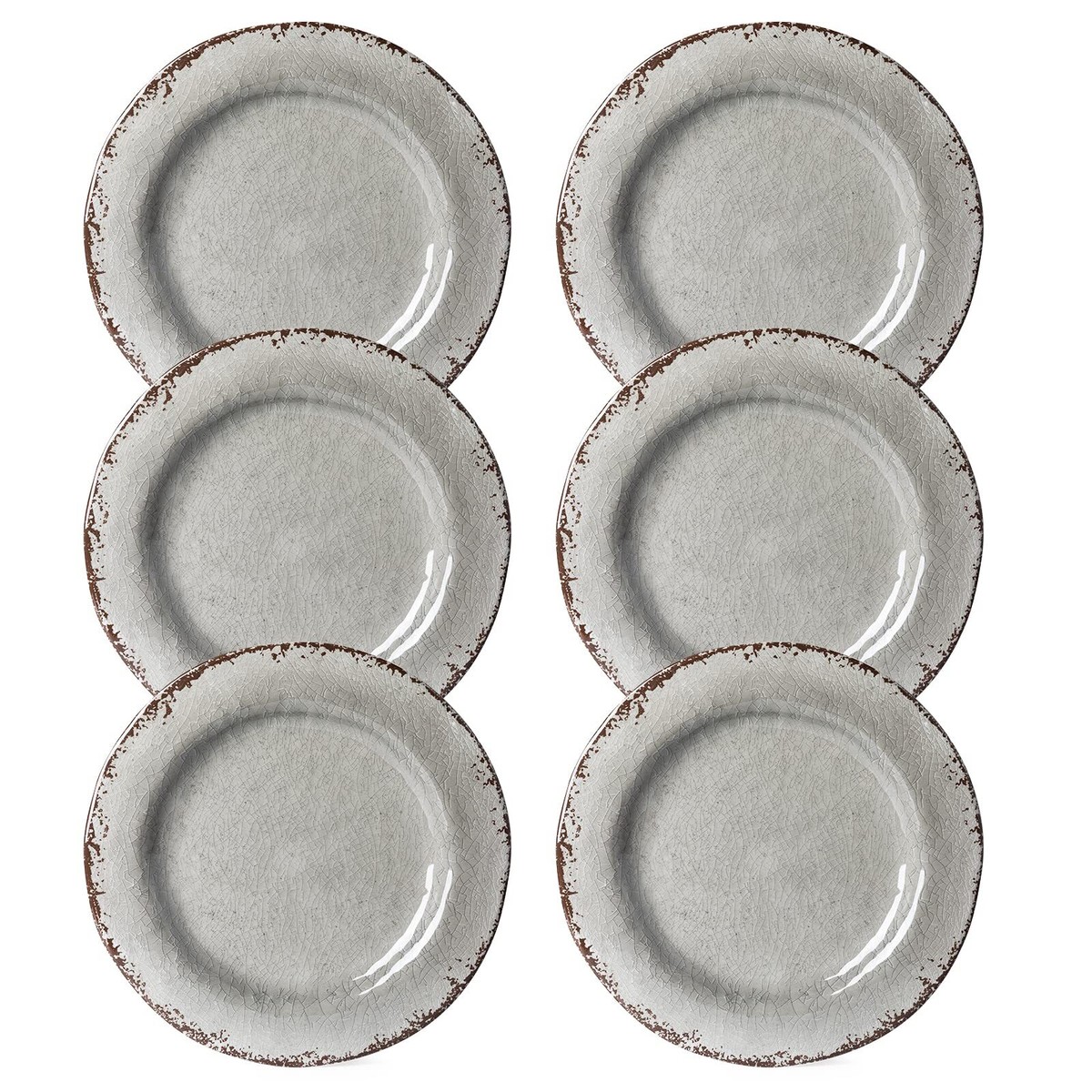 LEHAHA 9 Inch White Melamine Salad Plate Set, | Ubuy