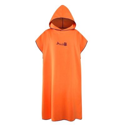 Surf Poncho Wickeltuch Schnelltrocknende Robe mit Kapuze Mikrofaser O2R0