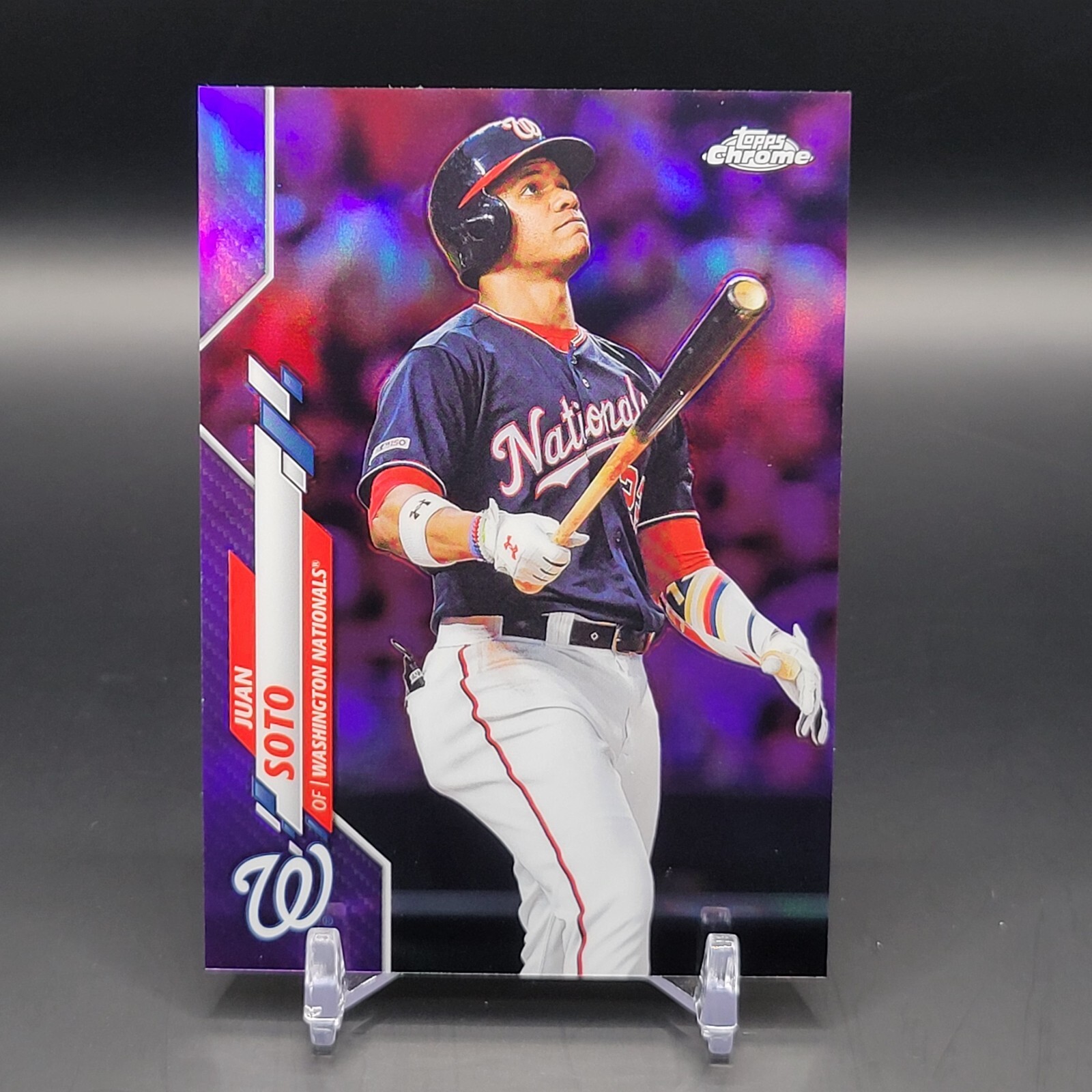 2020 Topps Chrome - #12 Juan Soto Purple Refractor /299