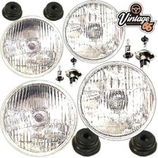 Sealed Beam Halogen Conversion Headlight Kit 5 & 3/4" Non Pilot Fits Jaguar XJ6 