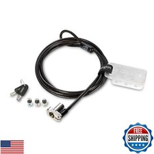 Kensington Universal 3-in-1 Keyed Laptop Locking Cable, Computer Security Key