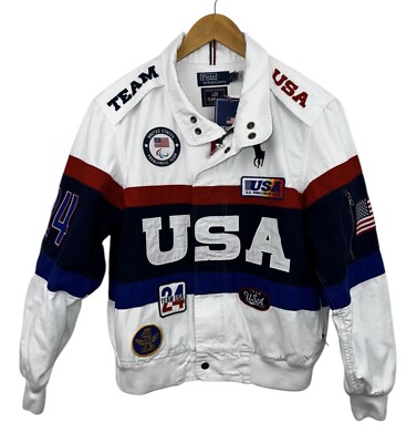 Paris 2024 Us Polo Ralph Lauren Usa Shop Men's Team USA Camp Shirt