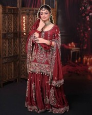 Pakistani Eid Dress Salwar Kameez Ready To Wear Suit Wedding Party Bollywood New