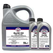 7L 0W30 C2 Fully Synthetic Engine Oil WSS-M2C950-A STJLR.03.5007 7 Litres