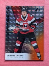 19/20 SP GAME USED CHL PROSPECTS ORANGE PARALLEL/199-GRAEME CLARKE-OTTAWA 67's