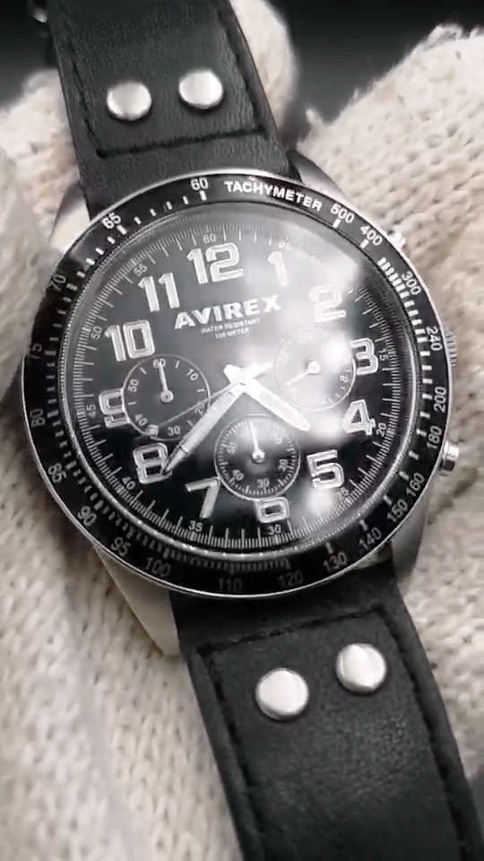 Nice AVIREX Chronograph Mens Watch. AX007M | eBay
