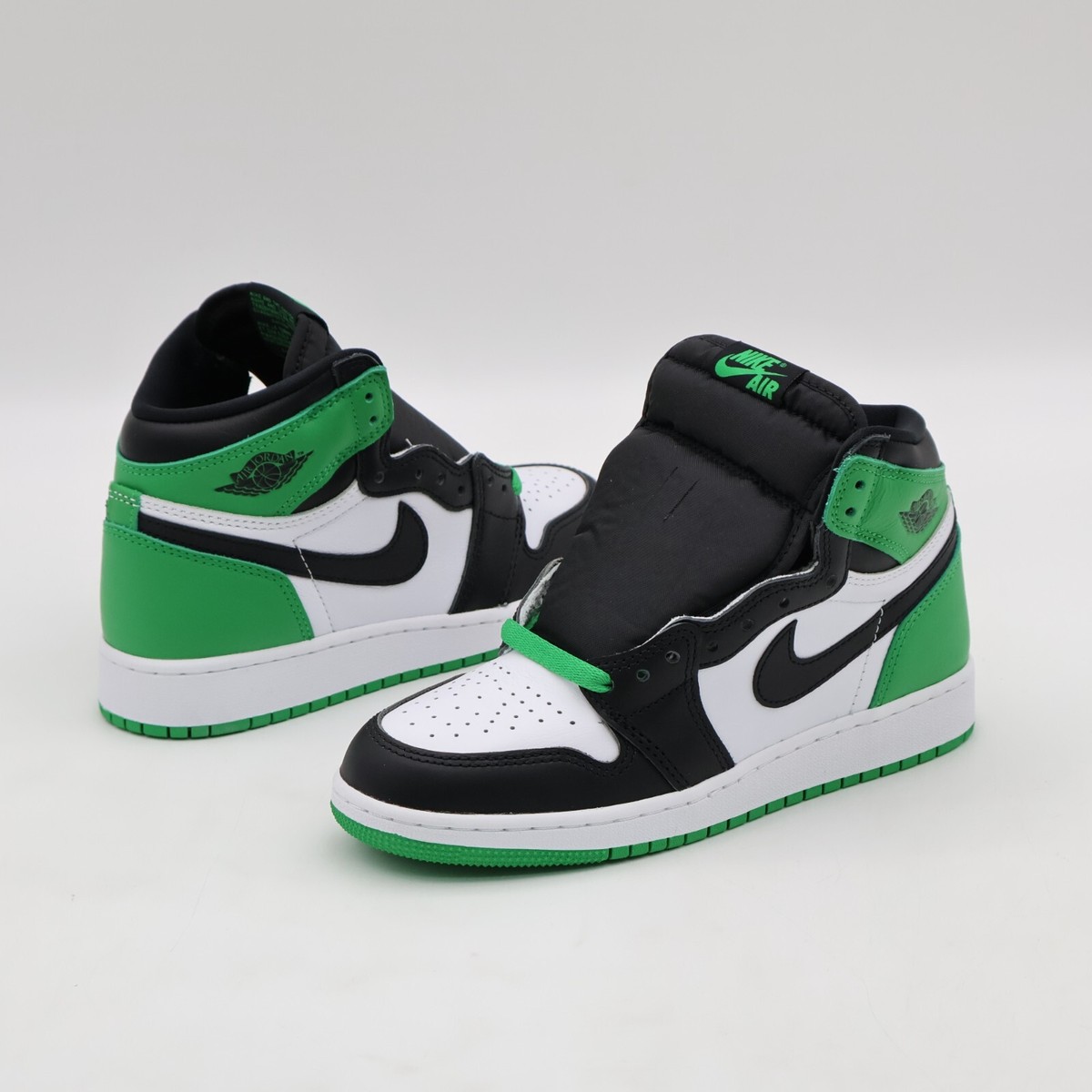 FD1437-031 Nike GS Air Jordan 1 Retro High OG Celtics Black