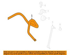 GM OEM 10-17 Equinox Stabilizer Bar Components-Stabilizer Bar 25918985