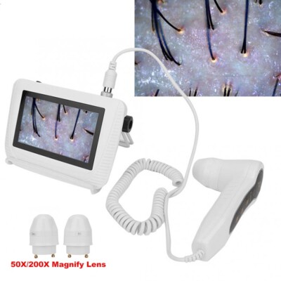5''LCD Screen Digital Skin Diagnosis Hair analyzer analysis Scanner Beauty Device
