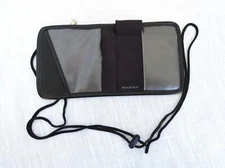 Passport Holder Travel Neck Pouch Wallet Men Woman's RFID Blocking Black