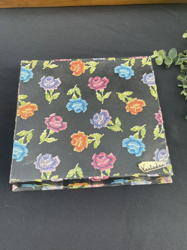 Coffret Ancien de 2 Jeux de Cartes Grimaud et 4 Cendriers Opaline Bleue Vertadec - Photo 2/4