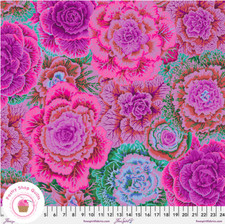 KAFFE FASSETT Free Spirit BRASSICA J051 Magenta Pink Quilt Fabric