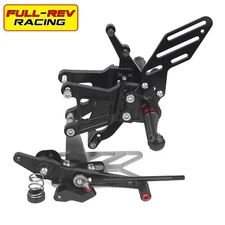 FULL-REV For BMW S1000RR RACING 2009-2014 Adjustable Rearset Foot Pegs Footrests