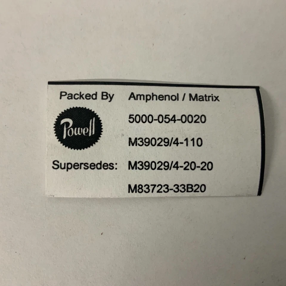 Amphenol Aerospace MS3476W12-10P Circular MIL Spec Connector, 10 Position Pin - Image 3 of 4