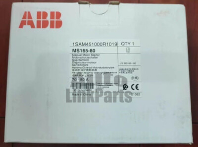 New 1pc ABB MS165-80 (70-80A) Motor Protection Circuit Breaker 1SAM451000R1019