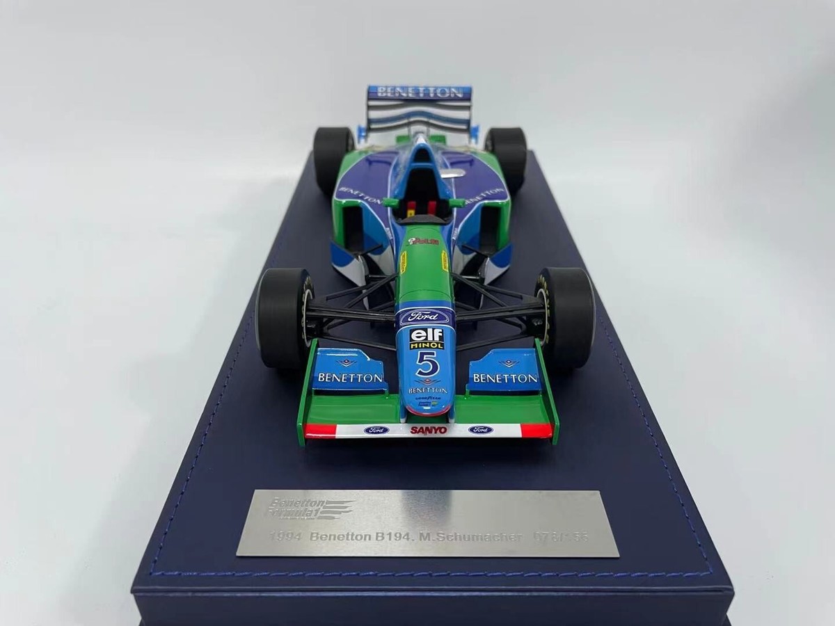 ベネトンF1　B194 1/18スケール 1/18 1994 Michael Schumacher Benetton B194 Formula 1 Resin