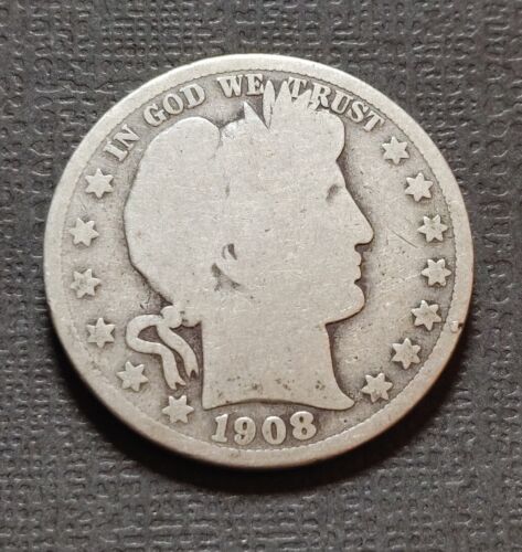 1908 O Barber Half Dollar G. R634