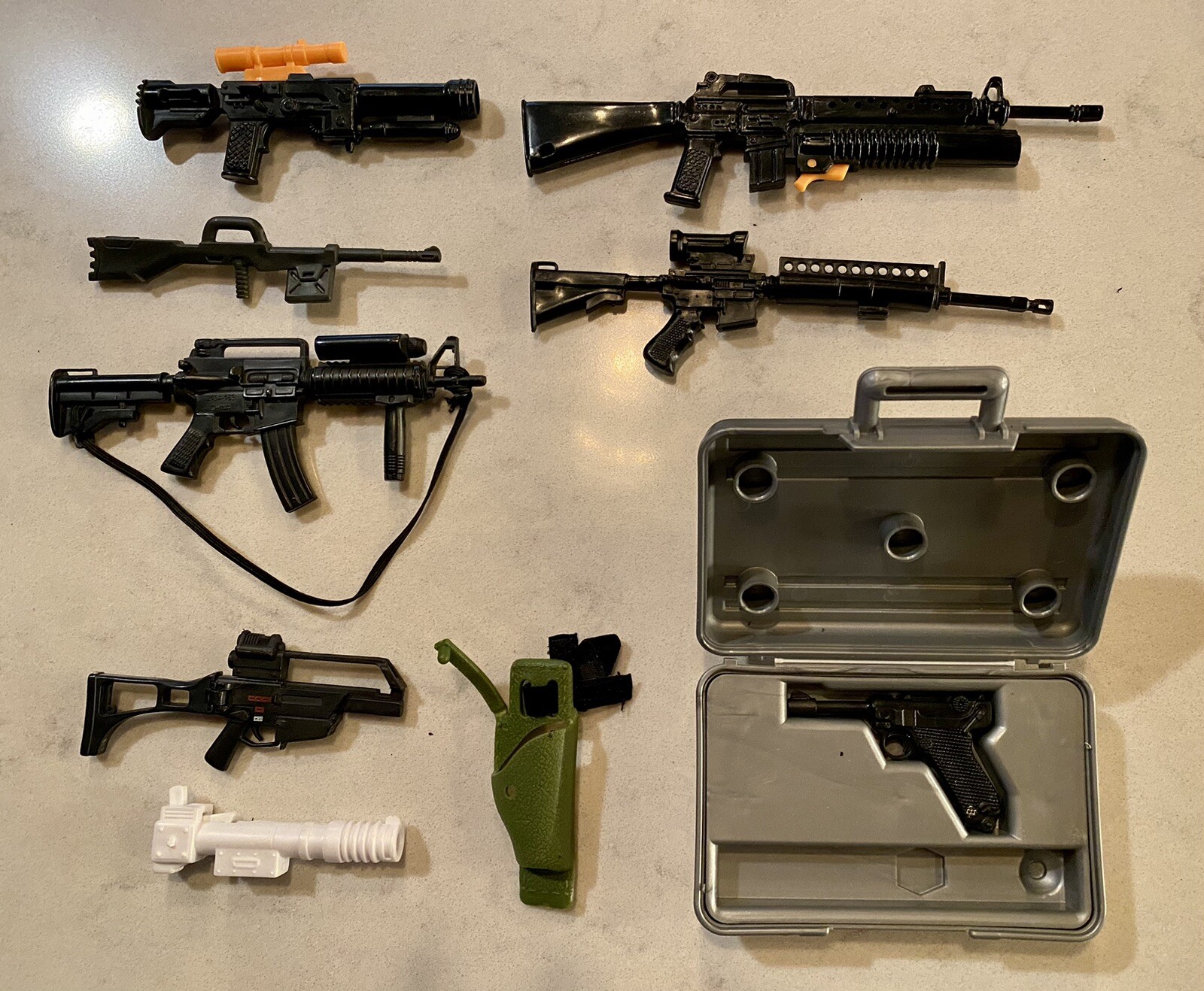 Vintage Gi Joe & Miscellaneous Parts / Accessories Lot! Original Hasbro Guns