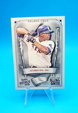 2021 Topps Allen & Ginter Historical Hits Nelson Cruz  #HH-30 Rangers