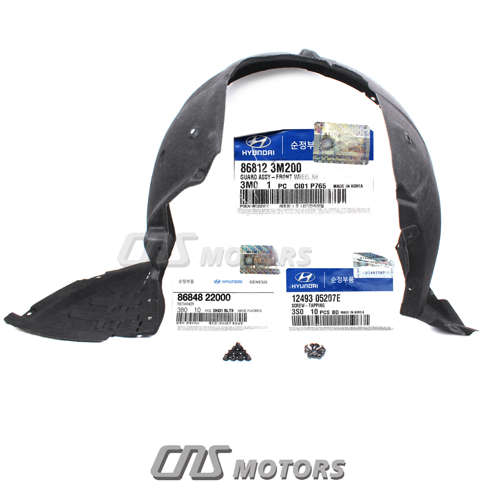 Fender Liner Wheel Guard FRONT PASSENGER RH for 0914 Genesis