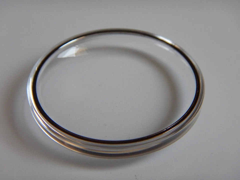 VERRE PLEXI BLINDÉ AVEC SA BAGUE ACIER GLASS YEMA SUPERMAN 87062 990 FEET - Photo 2/4