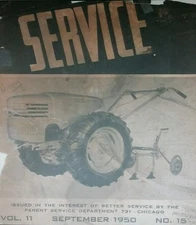 David Bradley Sears Walk Garden Tractor & Implements Service Repair Manual 1950