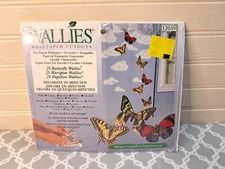 25 Wallies Butterfly Wallpaper Cutouts 12039 Wall Butterflies Sticker Decals New