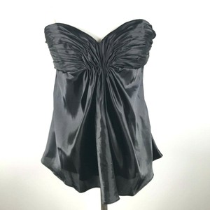 black strapless halter top