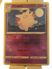 112PK075r - Clefable- 75/192 - Rebel Clash - Rare Reverse