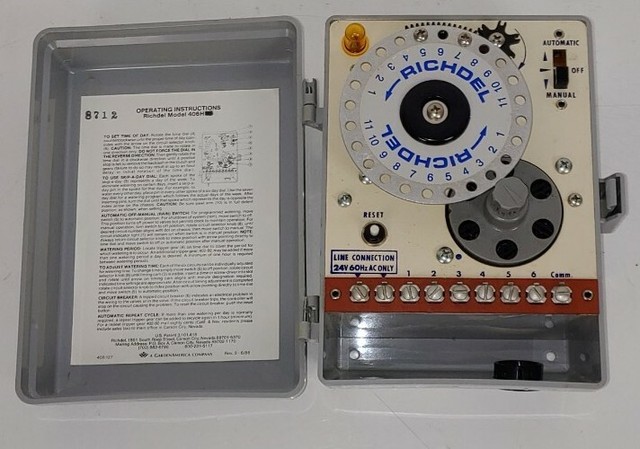 Lawn Genie R304 4 Station Sprinkler Control Automatic Timer NOS for