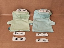 Lovevery Storyteller Play Kit Puppet Set Changing Emotion Eyes 2 Puppets 6 Eyes
