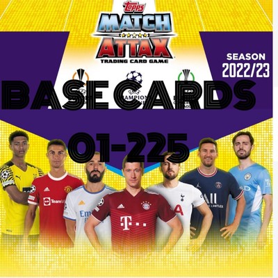 Base Karten 01-225 Match Attax 2022/2023 Topps 22/23