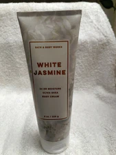 New Bath and Body works WHITE JASMINE Ultra Shea Body CREAM lotion 8 oz 