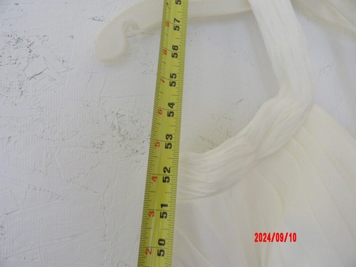 A Lina Halter Wedding Dress David’s Bridal Ivory Satin Wedding Dress Size 14 - Picture 10 of 12