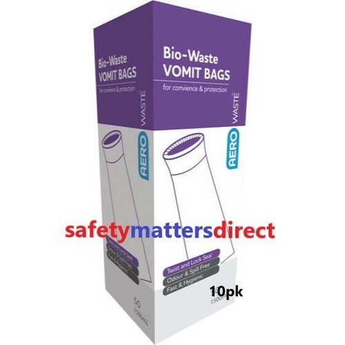 10 x Vomit Bags Emesis Bags Spew Bags Aero Waste Bio Waste Vomit Chuck
